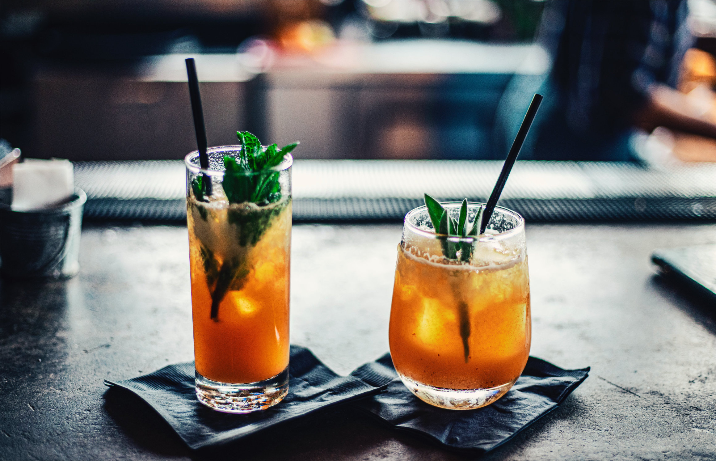 Cocktail glasses